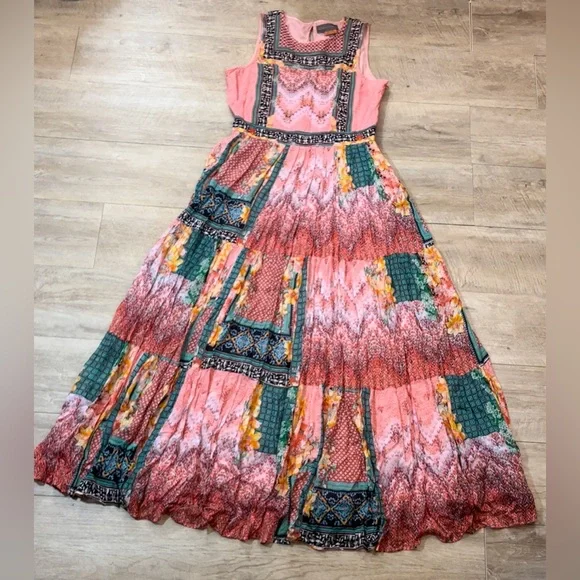 Anthropologie Bhanuni by Jyoti Alessandra Maxi Dress Size 10 - Picture 6 of 11